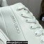 Jimmy Choo Diamond Maxi/F Leather Trainers Sneakers White with Platform Sole 2024