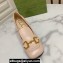 Gucci Heel 5.5cm Pumps with Horsebit in leather Nude