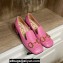 Gucci Heel 5.5cm Pumps with Horsebit in leather Pink
