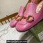 Gucci Heel 5.5cm Pumps with Horsebit in leather Pink