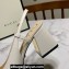 Gucci Heel 2.5cm/5.5cm/7.5cm slingbacks with Horsebit in leather White