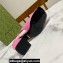 Gucci Heel 2.5cm/5.5cm/7.5cm slingbacks with Horsebit in leather Pink