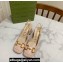Gucci Heel 2.5cm/5.5cm/7.5cm slingbacks with Horsebit in leather Nude