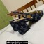 Gucci Heel 2.5cm/5.5cm/7.5cm slingbacks with Horsebit in Denim Blue