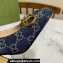 Gucci Heel 2.5cm/5.5cm/7.5cm slingbacks with Horsebit in Denim Blue