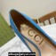 Gucci Heel 2.5cm/5.5cm/7.5cm pumps with Horsebit in leather Blue