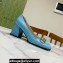 Gucci Heel 2.5cm/5.5cm/7.5cm pumps with Horsebit in leather Sky Blue