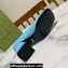 Gucci Heel 2.5cm/5.5cm/7.5cm pumps with Horsebit in leather Sky Blue
