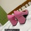 Gucci Heel 2.5cm/5.5cm/7.5cm pumps with Horsebit in leather Pink
