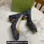 Gucci Heel 2.5cm/5.5cm/7.5cm pumps with Horsebit in Denim Blue
