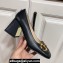Gucci Heel 2.5cm/5.5cm/7.5cm pumps with Horsebit in leather Black