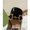 Gucci Heel 7.5cm Mary Jane Pumps with Horsebit and Strap in Patent leather Black