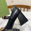 Gucci Heel 7.5cm Mary Jane Pumps with Horsebit and Strap in leather Black