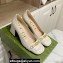 Gucci Heel 7.5cm Pumps with Interlocking G and Chain in leather White