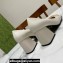 Gucci Heel 7.5cm Pumps with Interlocking G and Chain in leather White