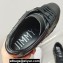 Jimmy Choo Diamond Maxi/F Leather Trainers Sneakers Black with Studs and Platform Sole 2024