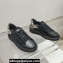 Jimmy Choo Diamond Maxi/F Leather Trainers Sneakers Black with Crystals and Platform Sole 2024