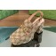 Gucci Heel 8.5cm Platform 2.5cm Horsebit mules 776916 GG canvas Beige 2024