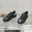 Jimmy Choo Diamond Maxi/F Leather Trainers Sneakers Black with Crystals and Platform Sole 2024