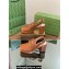 Gucci Heel 8.5cm Platform 2.5cm Horsebit mules 771566 leather Brown 2024
