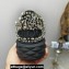 Jimmy Choo Diamond Maxi/F Leather Trainers Sneakers Black with Crystals and Platform Sole 2024
