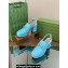 Gucci Heel 8.5cm Platform 2.5cm Horsebit mules 771566 leather Blue 2024