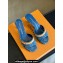 Louis Vuitton Monogram denim Neo Revival Mules New LV Remix 2024
