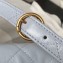 Chanel Shiny Calfskin & Gold-Tone Metal Large Hobo Bag AS4668 Gray 2024