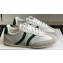 Celine Jogger Low Lace-Up Sneakers In Calfskin & Suede Calfskin White/Green 2024