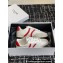 Celine Jogger Low Lace-Up Sneakers In Calfskin & Suede Calfskin White/Red 2024