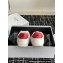 Celine Jogger Low Lace-Up Sneakers In Calfskin & Suede Calfskin White/Red 2024