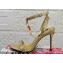 Dolce & Gabbana Heel 10.5cm Karung sandals Gold with chain and charm 2024