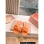 Miu Miu Braided Padded Leather Slides Orange 2024