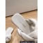 Miu Miu Braided Padded Leather Two-Band Slides White 2024