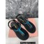 Miu Miu Riviere cord and leather sandals 5Y184E Crystals Black/Blue 2024