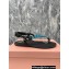 Miu Miu Riviere cord and leather sandals 5Y184E Crystals Black/Blue 2024