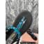 Miu Miu Riviere cord and leather sandals 5Y184E Crystals Black/Blue 2024