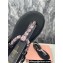 Miu Miu Riviere cord and leather sandals 5Y184E Crystals Black/Pink 2024