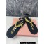 Miu Miu Riviere cord and leather sandals 5Y184E Yellow 2024