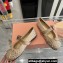 Miu Miu Satin ballerinas with buckle and bow Beige/Crystal 2024