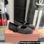 Miu Miu Satin ballerinas with buckle Black/Crystal 2024