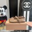 Miu Miu Leather ballerinas with buckle and bow 5F210E Beige 2024