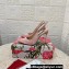 Dolce & Gabbana Heel 10.5cm Satin slingbacks Pink 2024