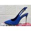 Dolce & Gabbana Heel 10.5cm Satin slingbacks Blue 2024