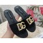 Dolce & Gabbana Raffia sliders Black 2024