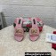 Dolce & Gabbana Raffia sliders Light Pink 2024