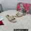 Dolce & Gabbana Raffia sliders Beige 2024