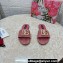 Dolce & Gabbana Raffia sliders Pink 2024
