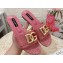 Dolce & Gabbana Raffia sliders Pink 2024