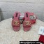 Dolce & Gabbana Raffia sliders Pink 2024